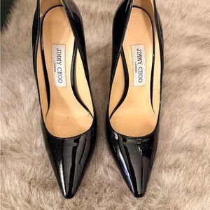 Jimmy Choo Glossy Black Heels